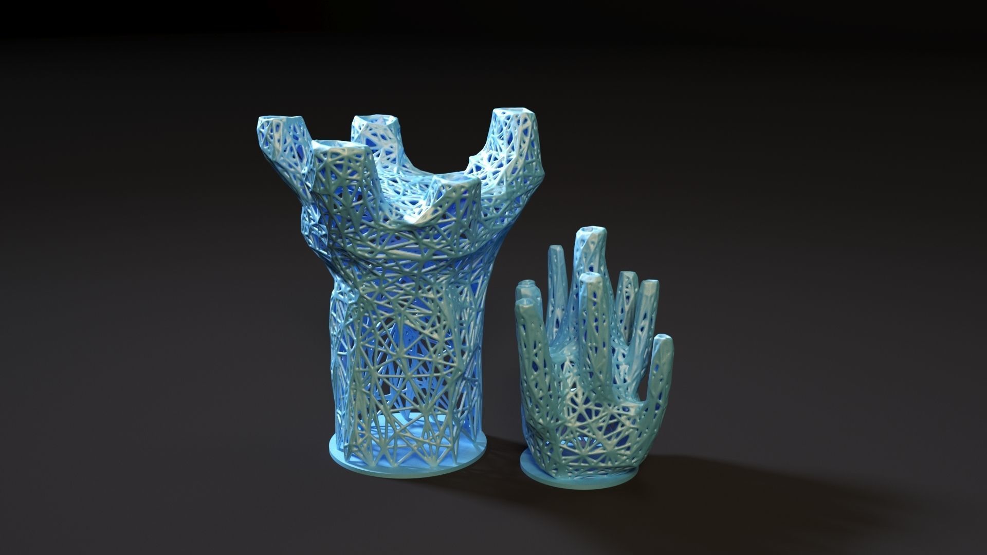 Unusual decorative vase 3D print model_1