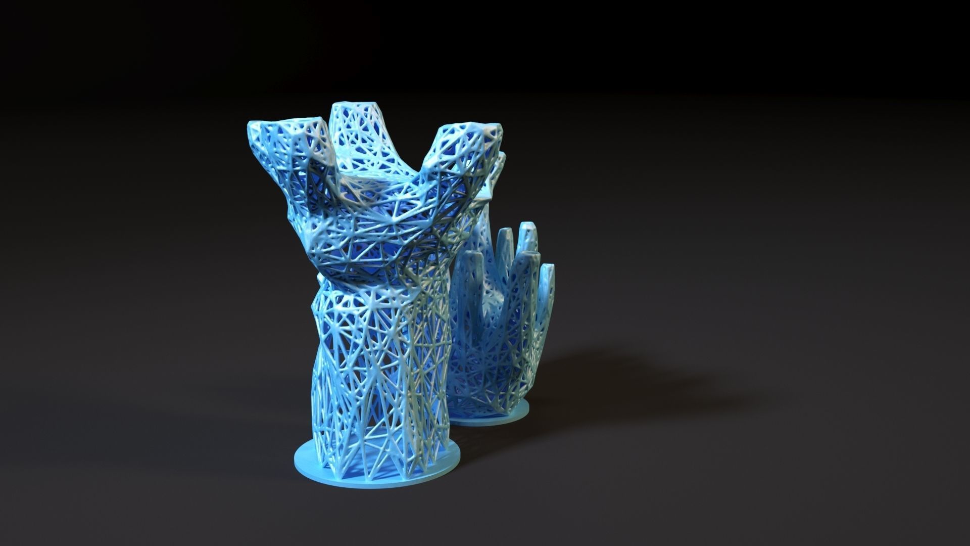 Unusual decorative vase 3D print model_7
