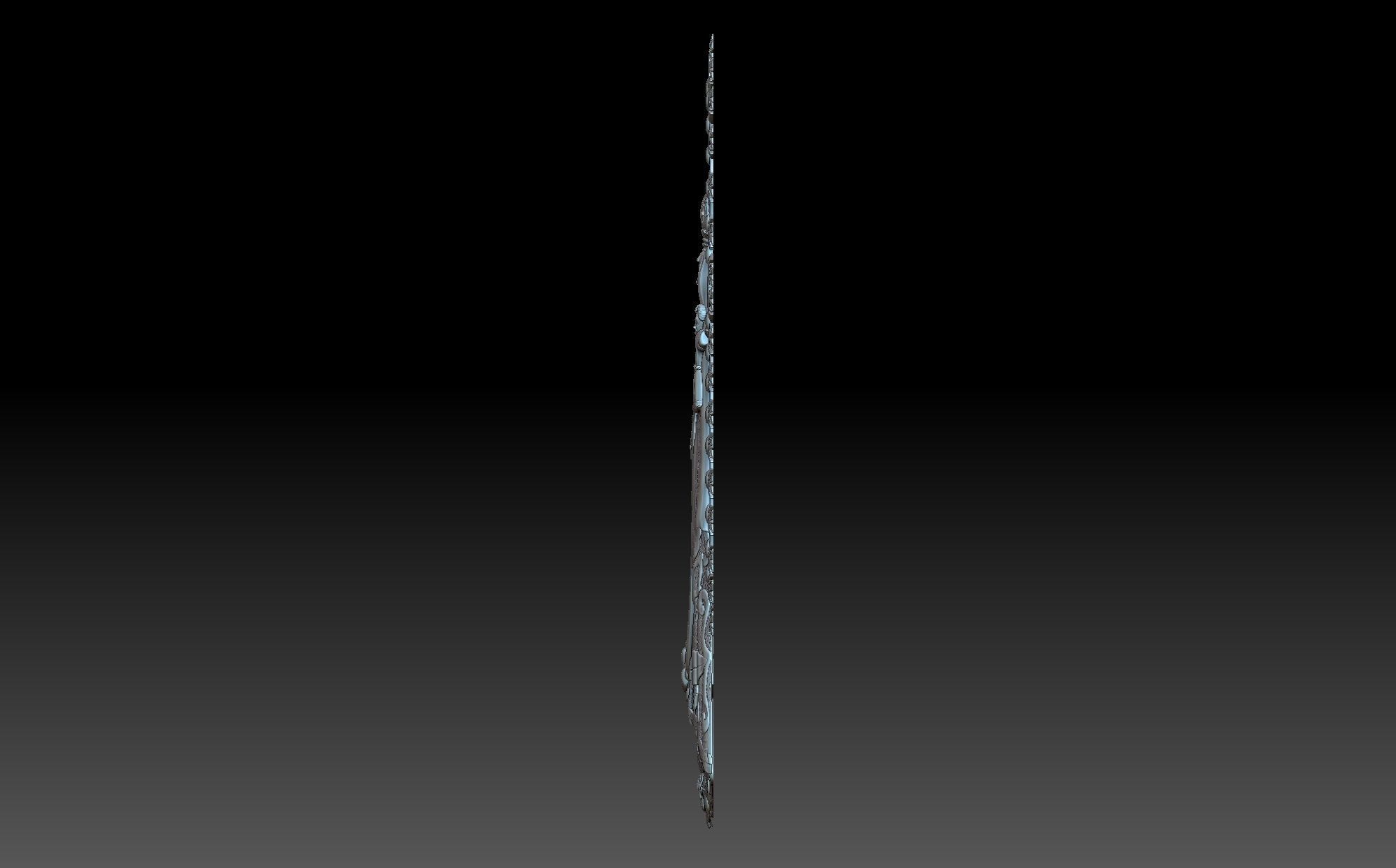 The Virgin Mary 3D print model_3