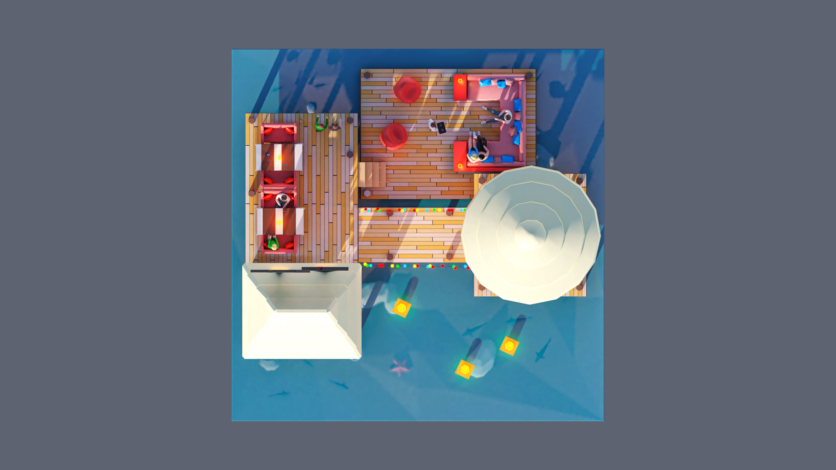 land 54A Low-poly 3D model_4