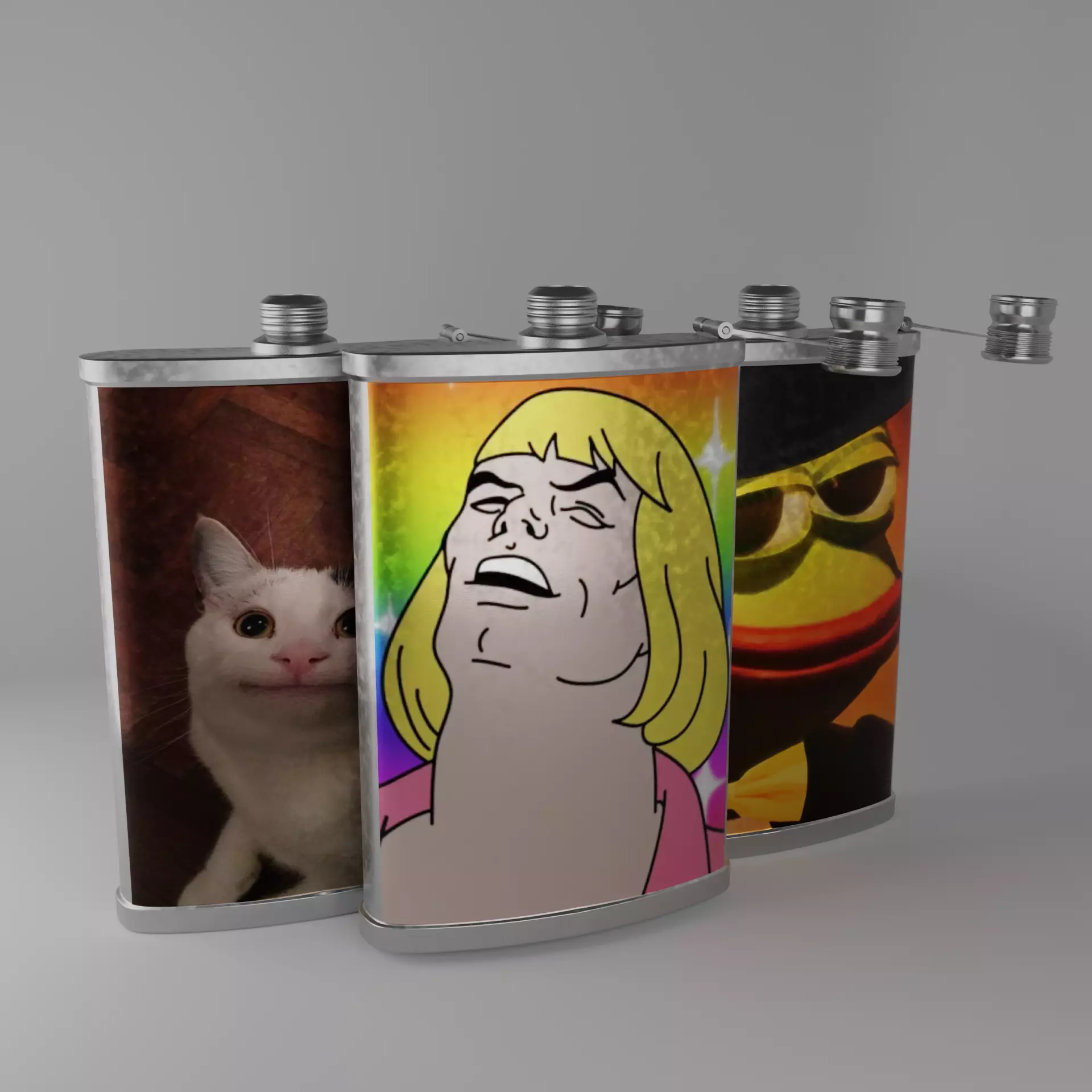 Hip flask 3D model
