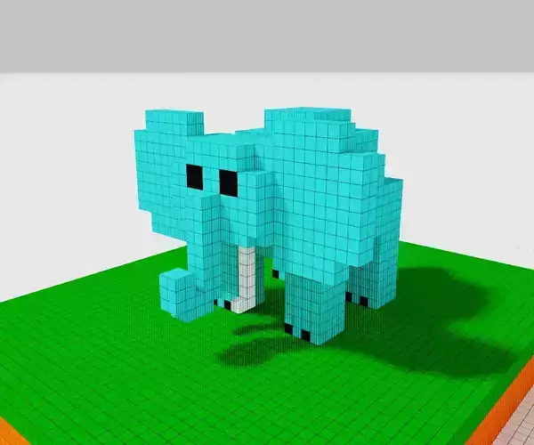 elephant pixel