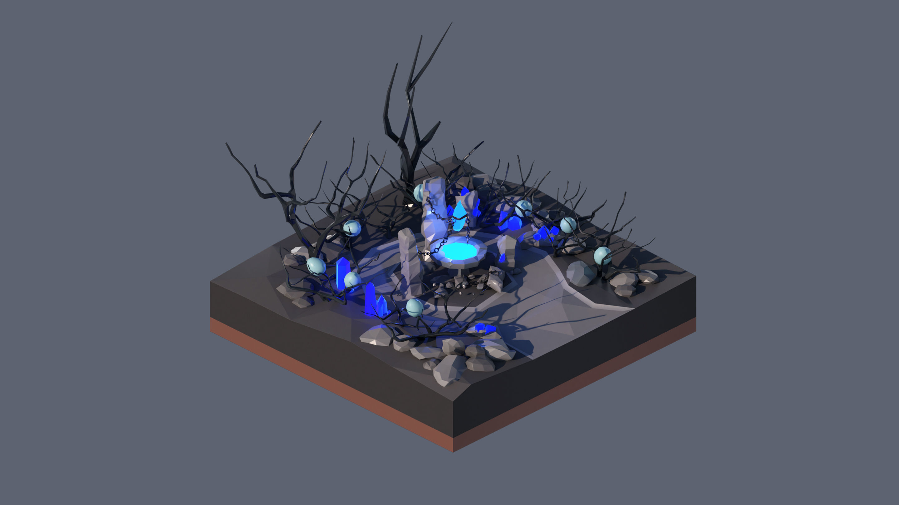 land 66A Low-poly 3D model_3