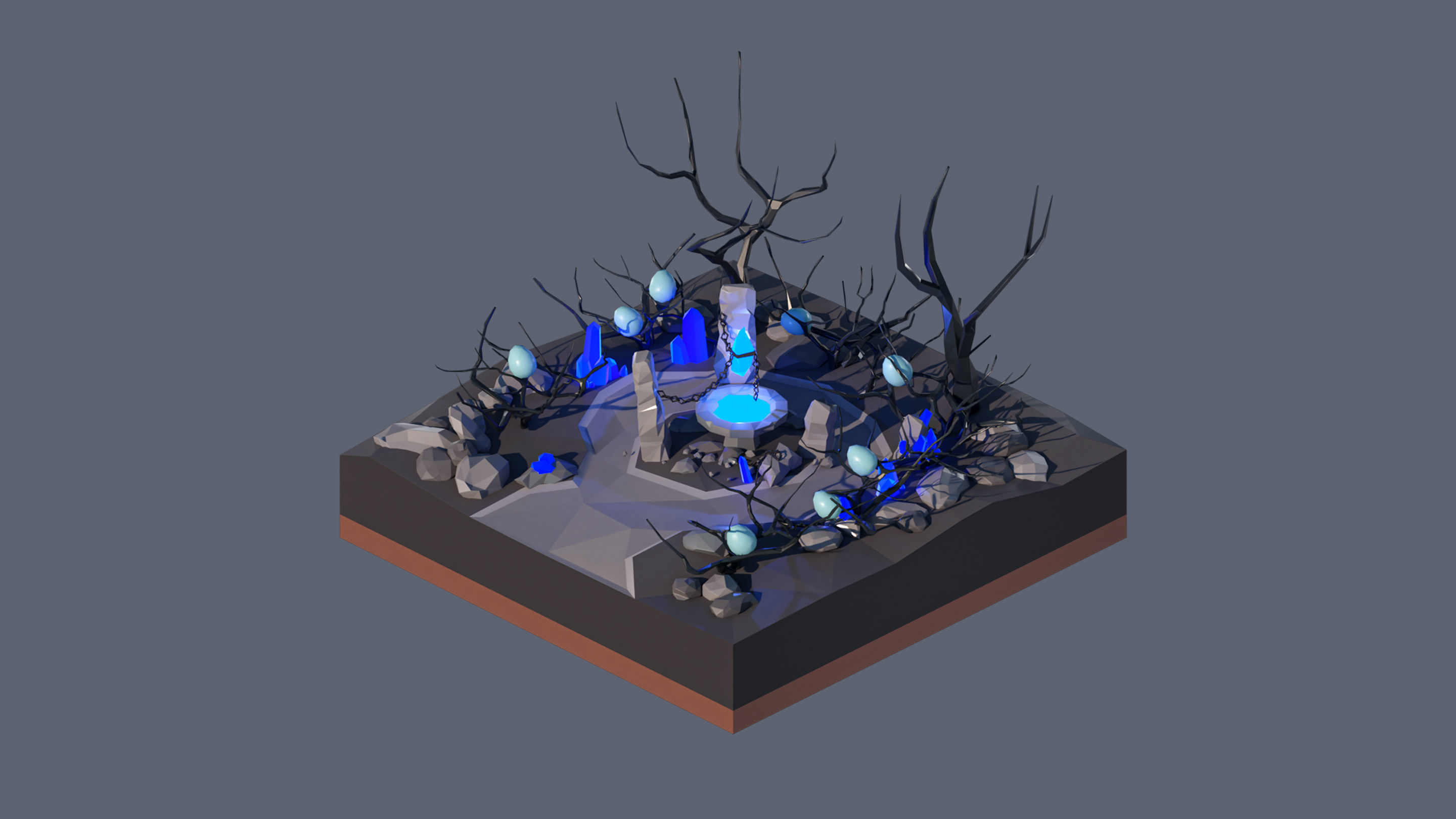 land 66A Low-poly 3D model_2