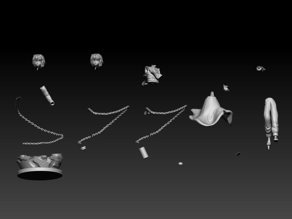 Kurapika - Hunter x Hunter 3D print model_8