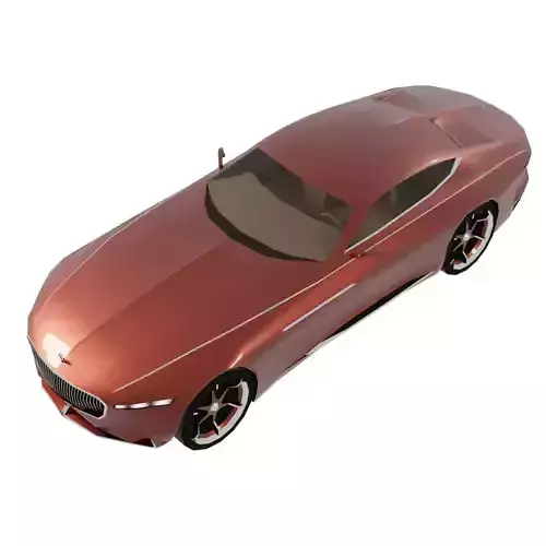 Mercedes Maybach 6 Low-poly 3D model