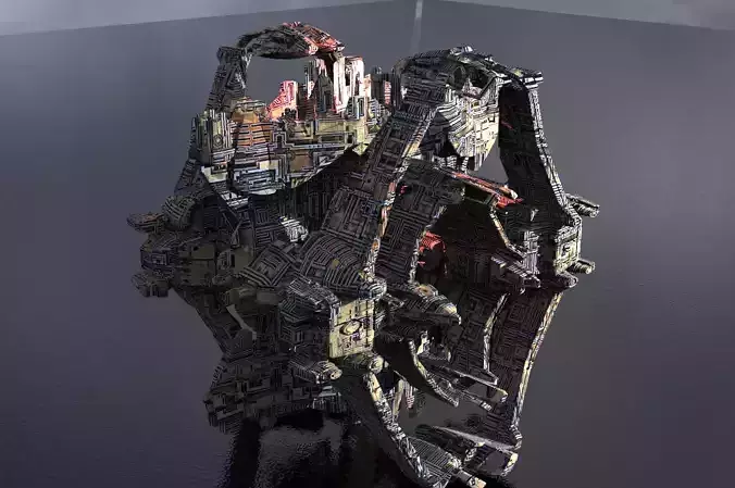 Loki Tower cube Sci-Fi kit bash Kit bash 3 