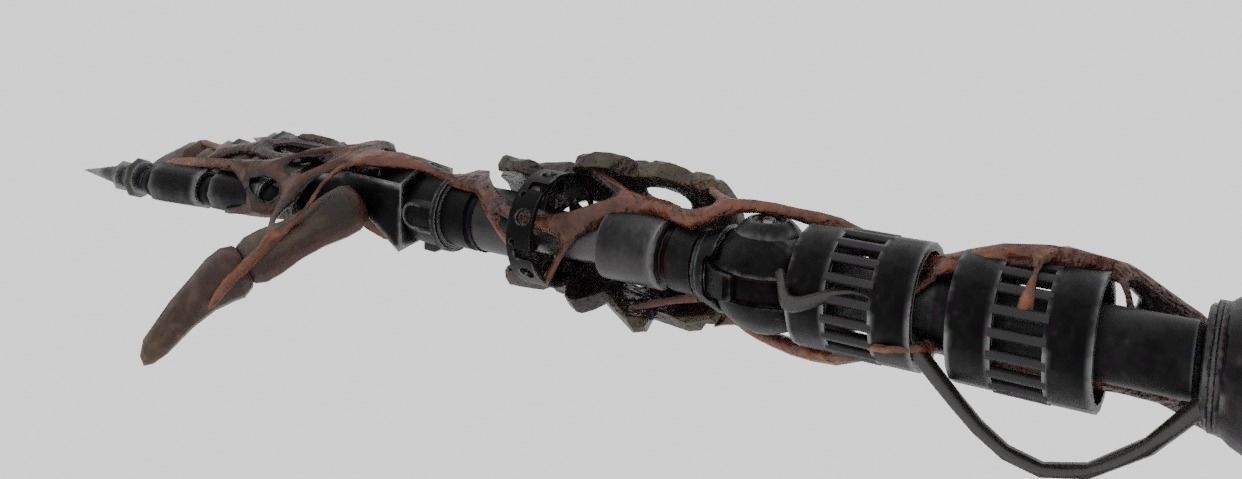 Burntrap - FNAF Security Breach Low-poly 3D model_13