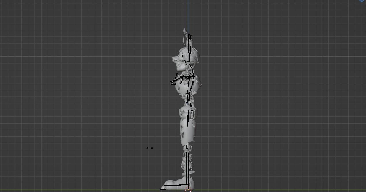 3d model burntrap fnaf security breach vr ar low poly cgtrader