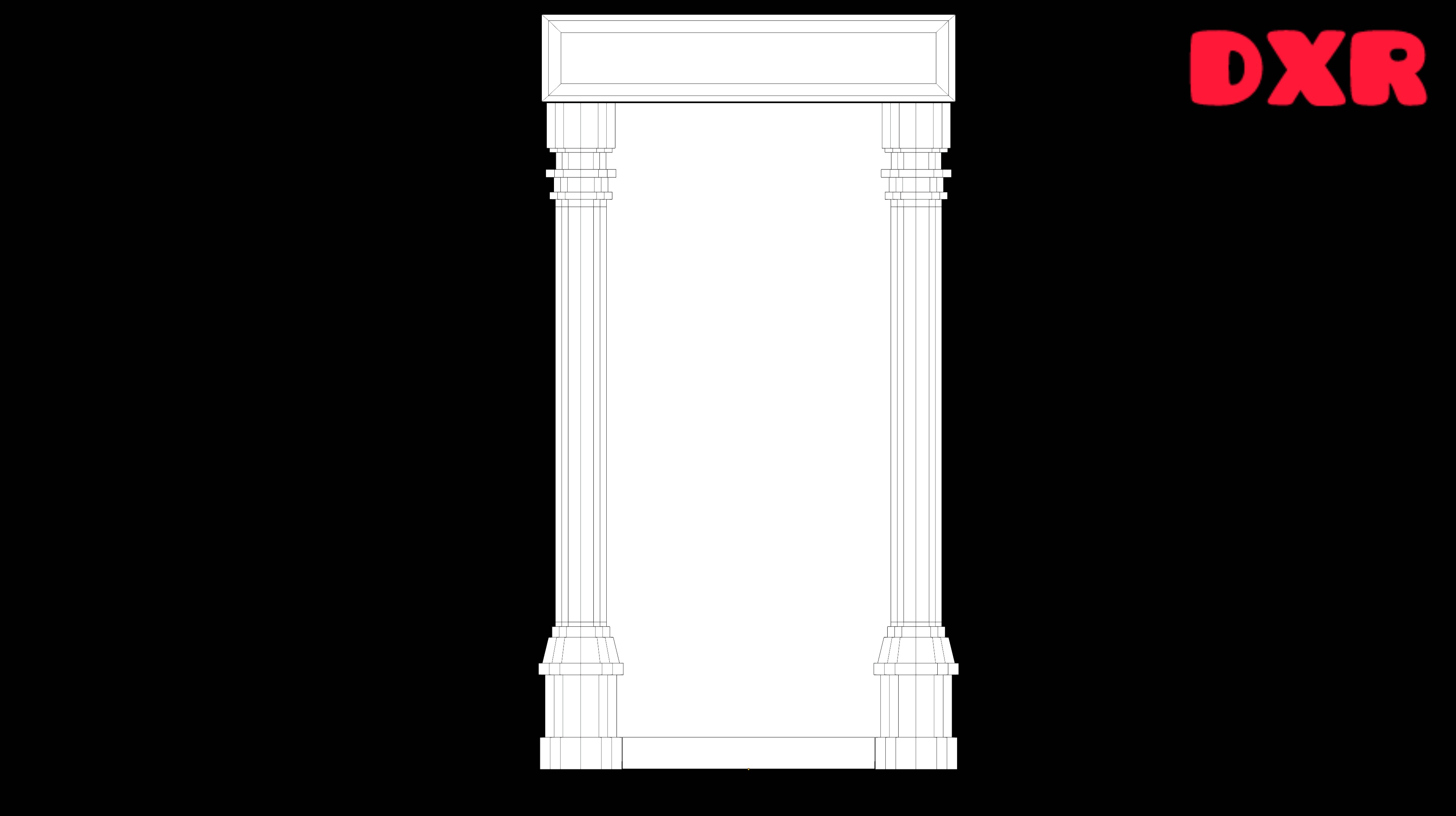  Realistic Wooden Door 3D Model Game-Ready Low-poly 3D model_3