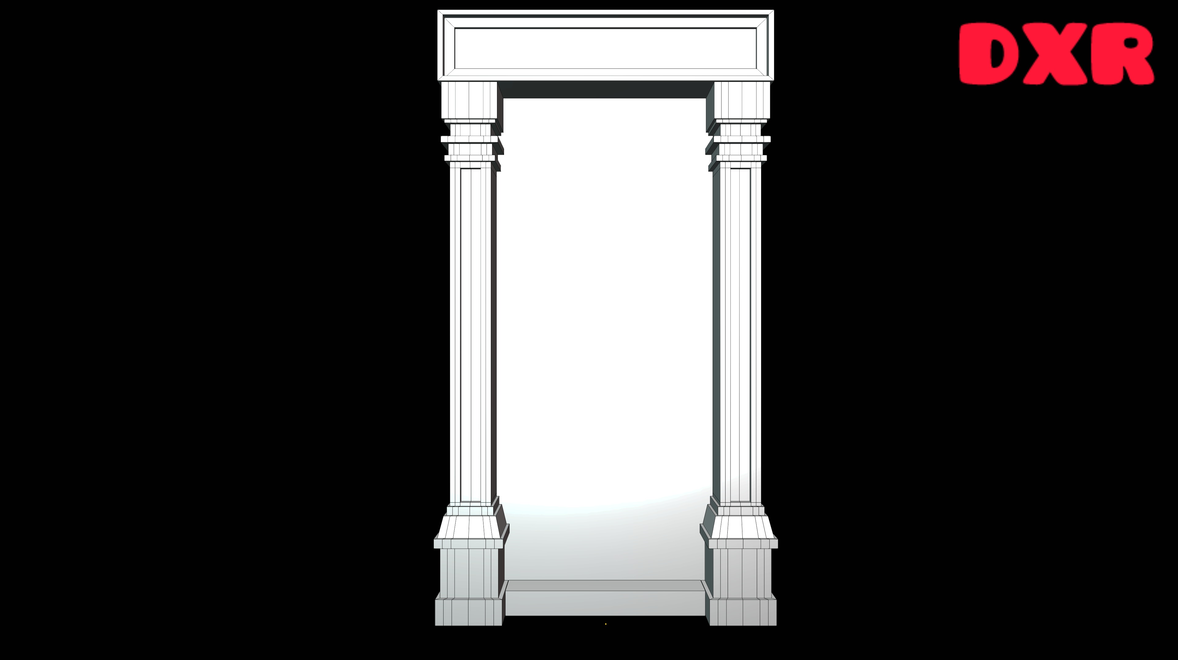  Realistic Wooden Door 3D Model Game-Ready Low-poly 3D model_4