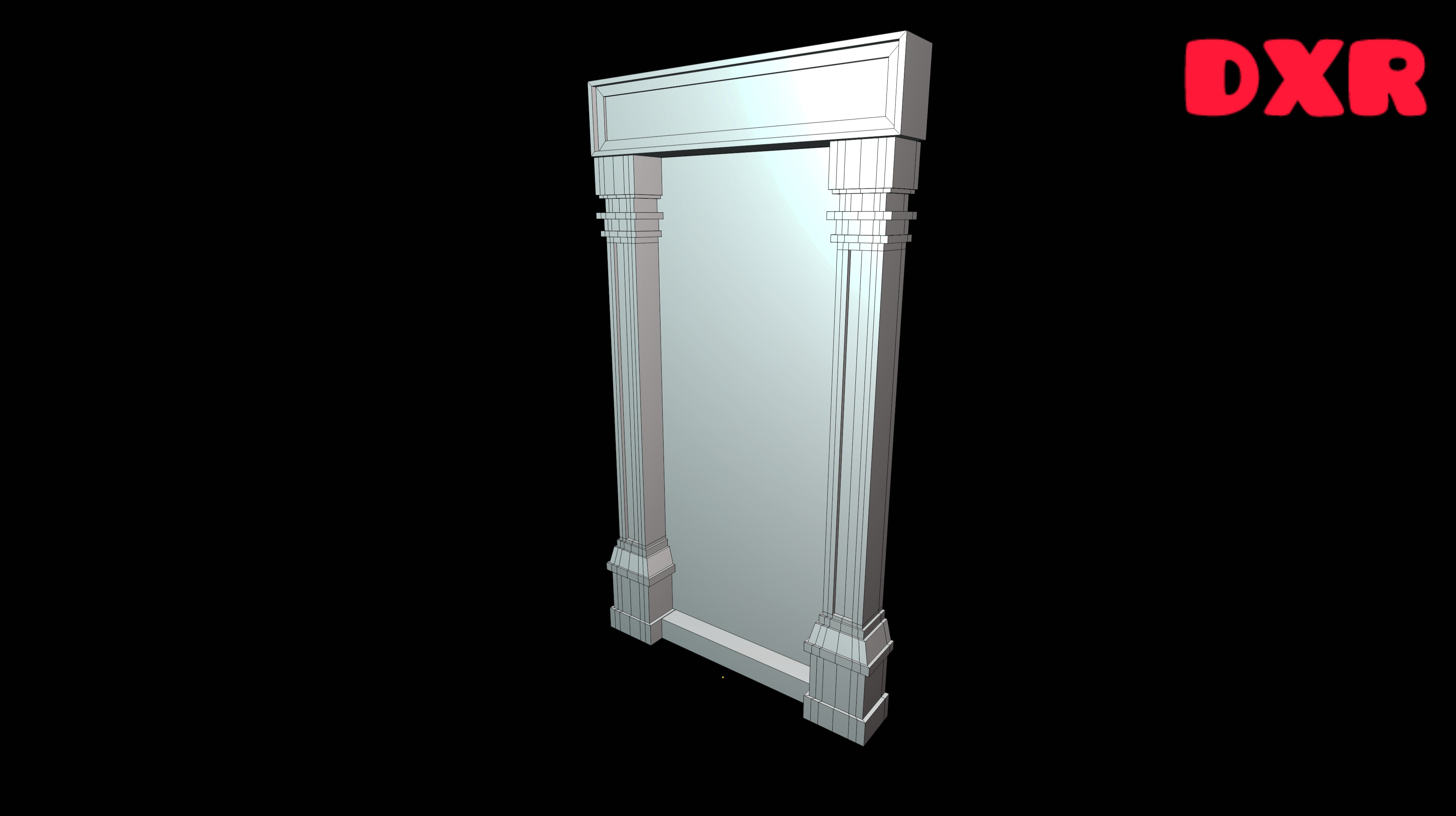  Realistic Wooden Door 3D Model Game-Ready Low-poly 3D model_6