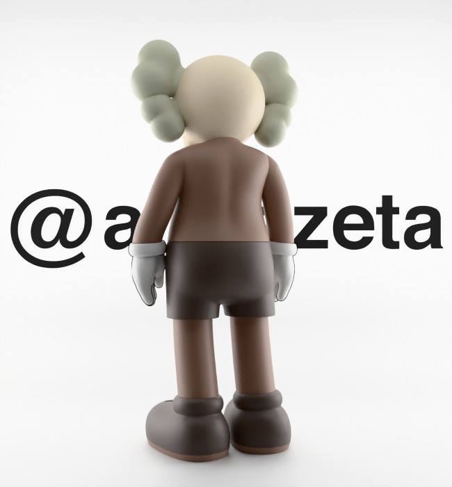 Kaws Companion Textured Low-poly 3D model_17