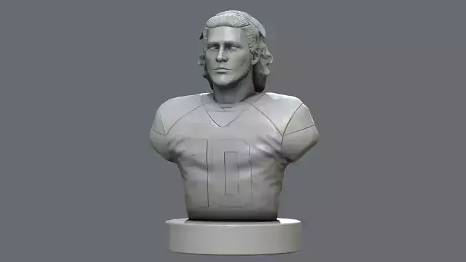 Justin Herbert 3D print model