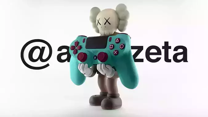 Kaws Controller Stand Sony Play Station IV 4 V 5 for Print 3D print model