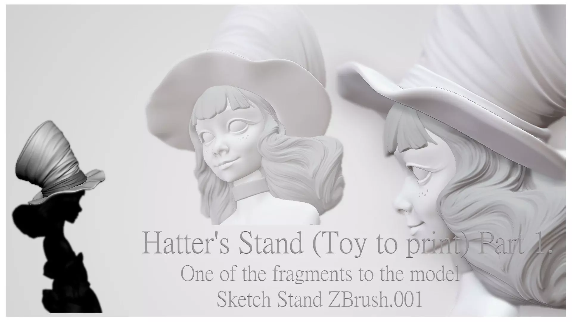 Hatters Stend - Toy model to print Part 01 Free 3D print model Free 3D print model