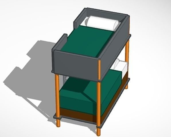 bunk bed awesome cool nice  3D print model