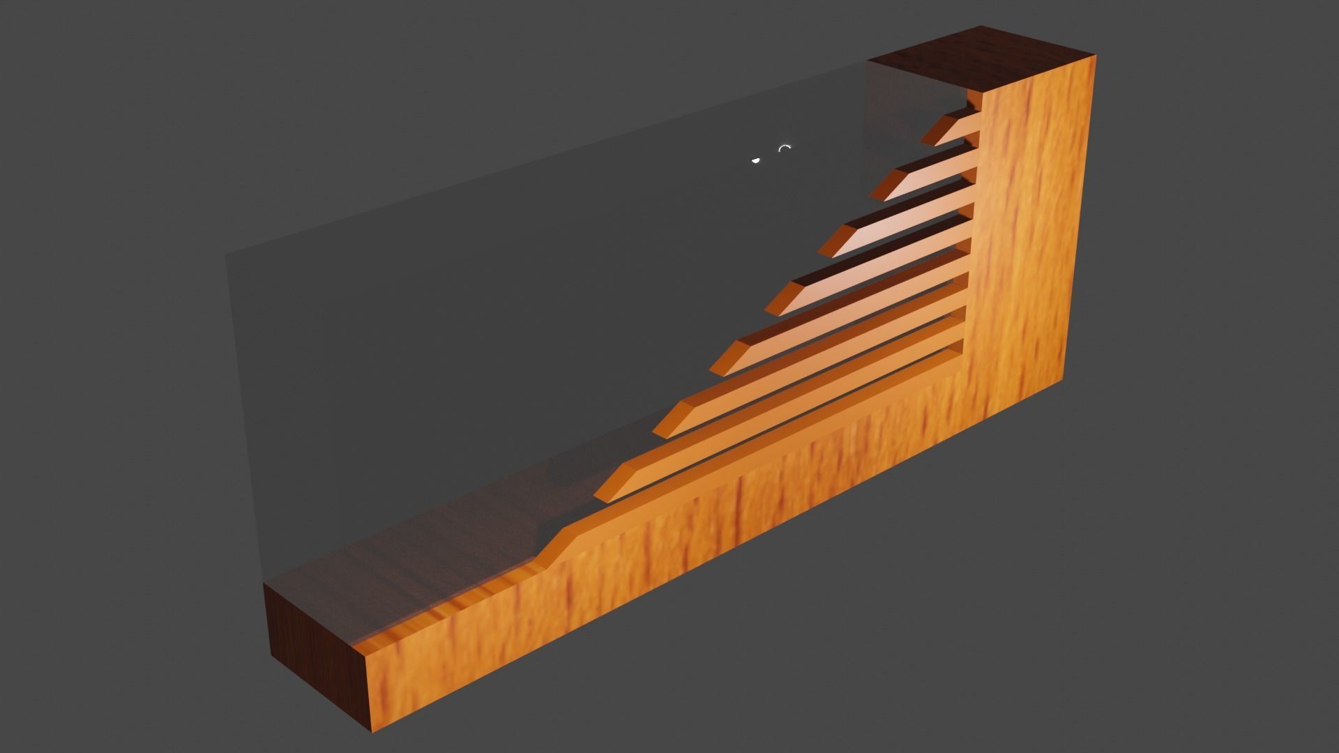 Reception Desk Free 3D model_1