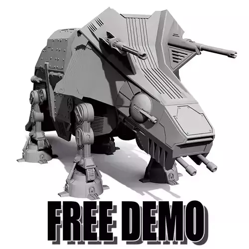 TRICER-AT-AT-OP - Free Demo parts Free 3D print model
