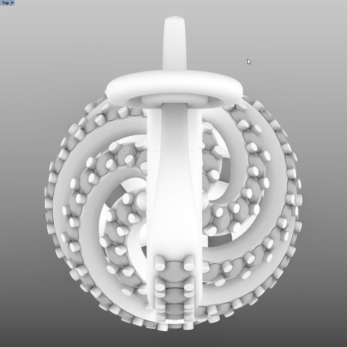 The drop of water 3D print model_4