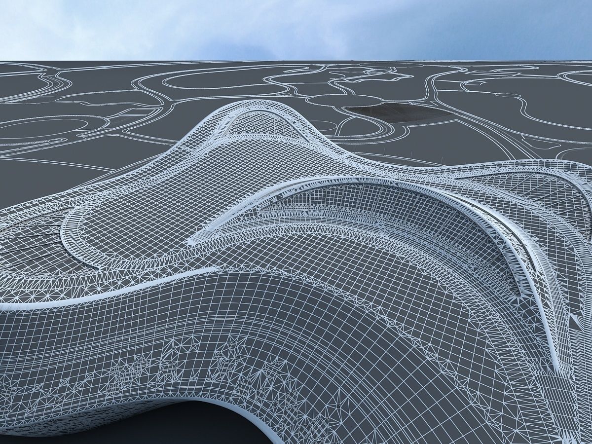 Commercial Center Complex 3D model_26