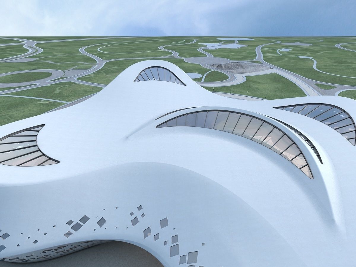 Commercial Center Complex 3D model_15