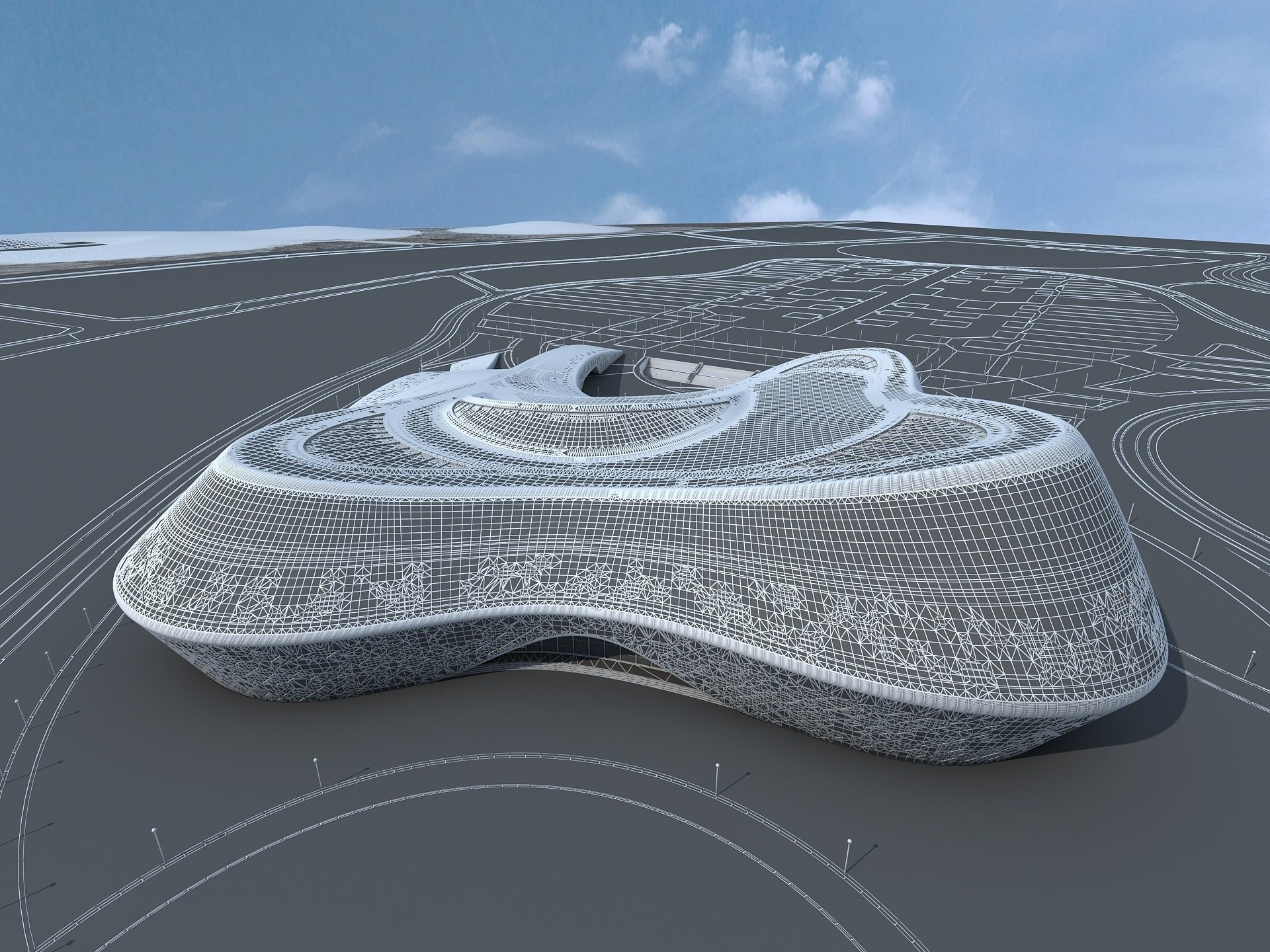 Commercial Center Complex 3D model_17