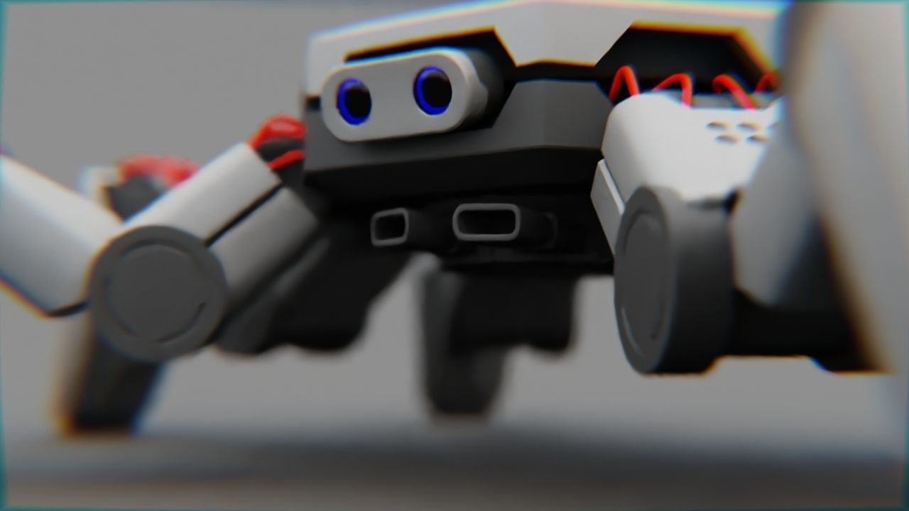 Spider Combat  rigged 3D model_21