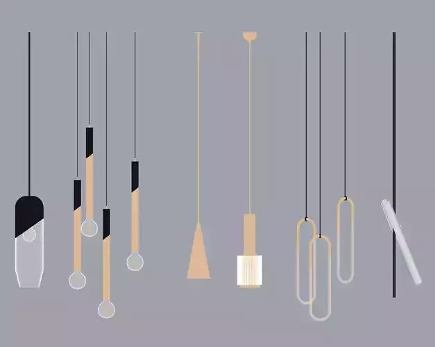 CPDJU9022 set of pendant lights