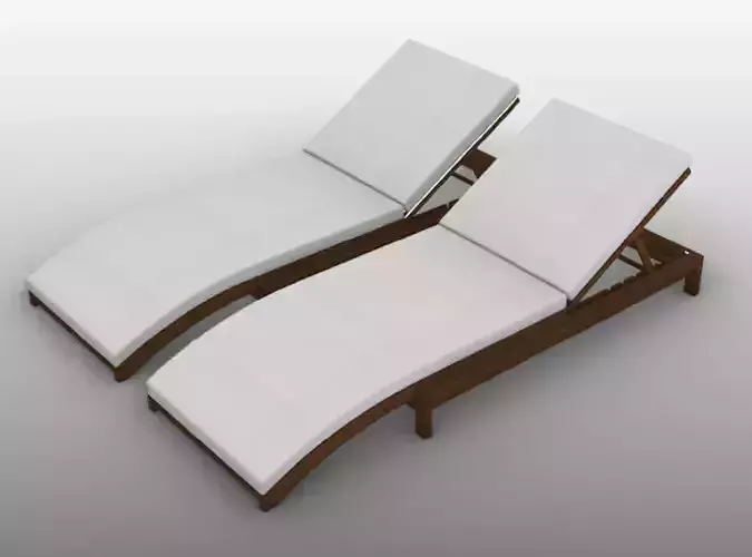 YC9527 two chaise loungers