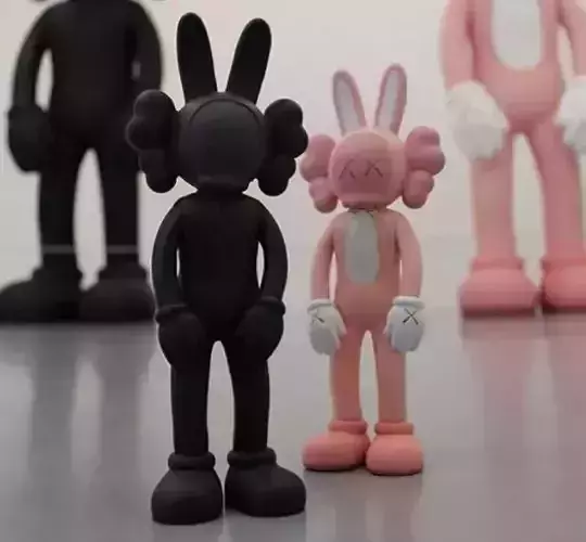 Kaws Accomplice Rabbit Bunny for Print 3D model 3D printable