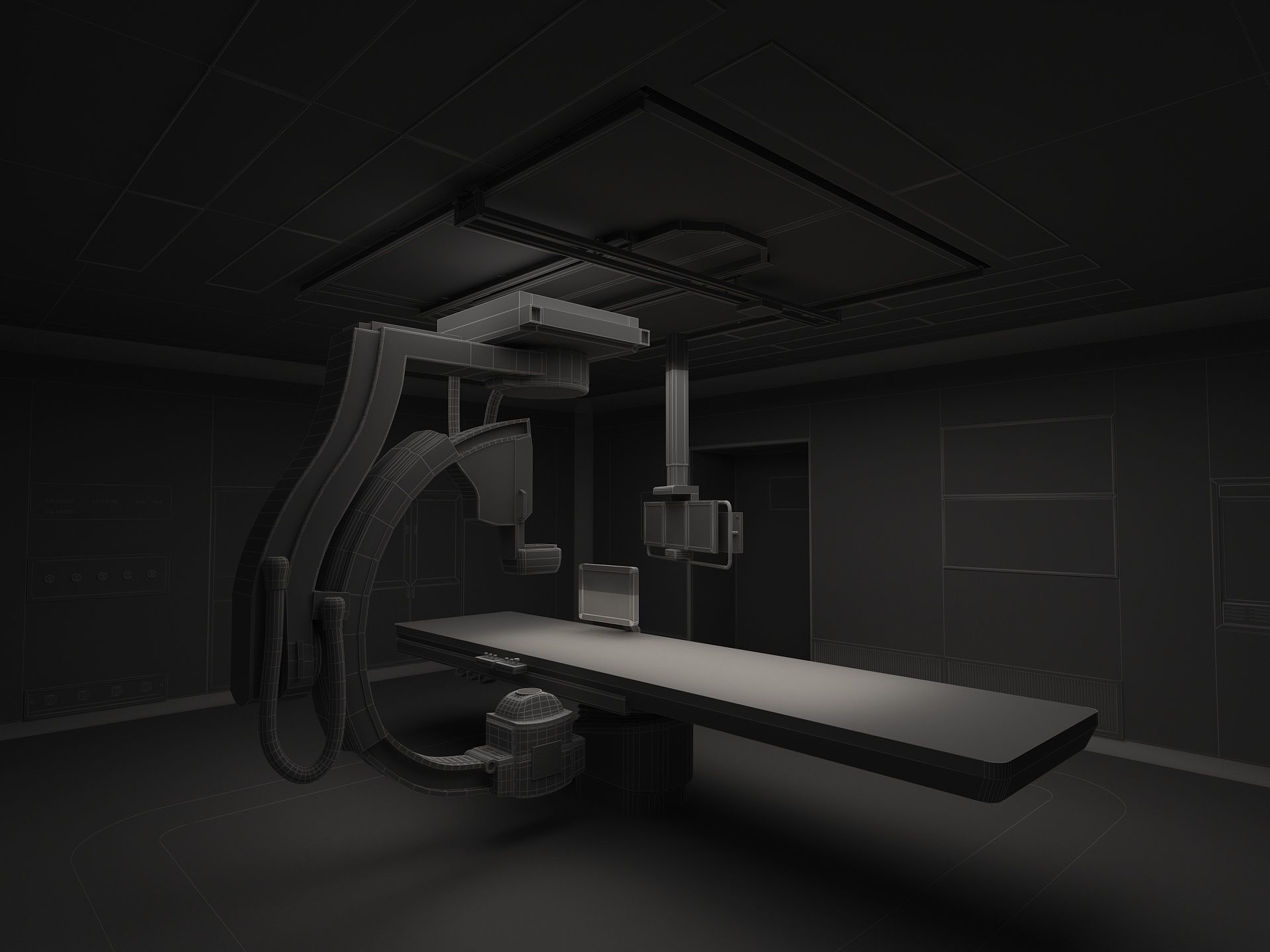 Hospital Operation Room 3D model_18