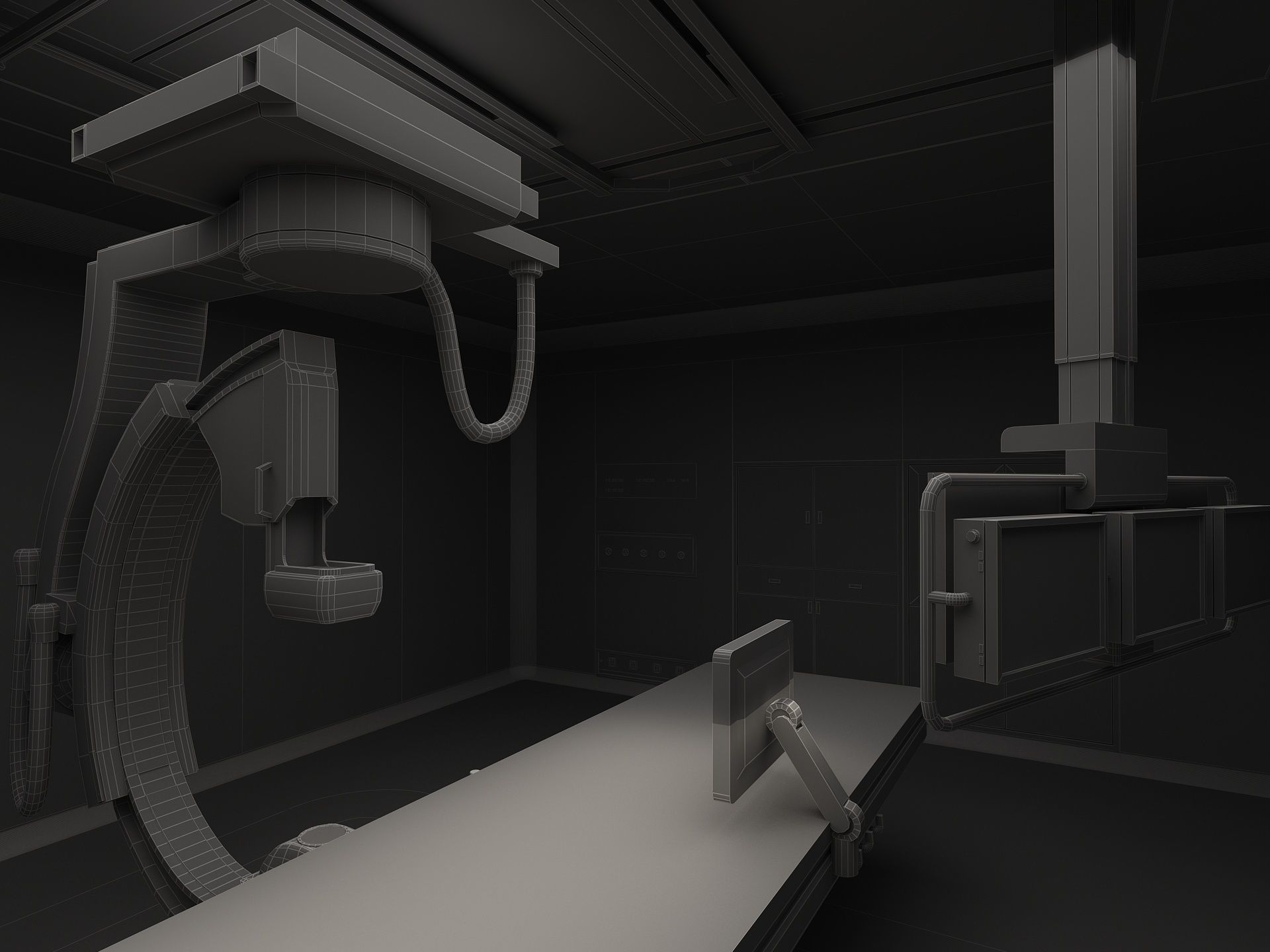 Hospital Operation Room 3D model_19