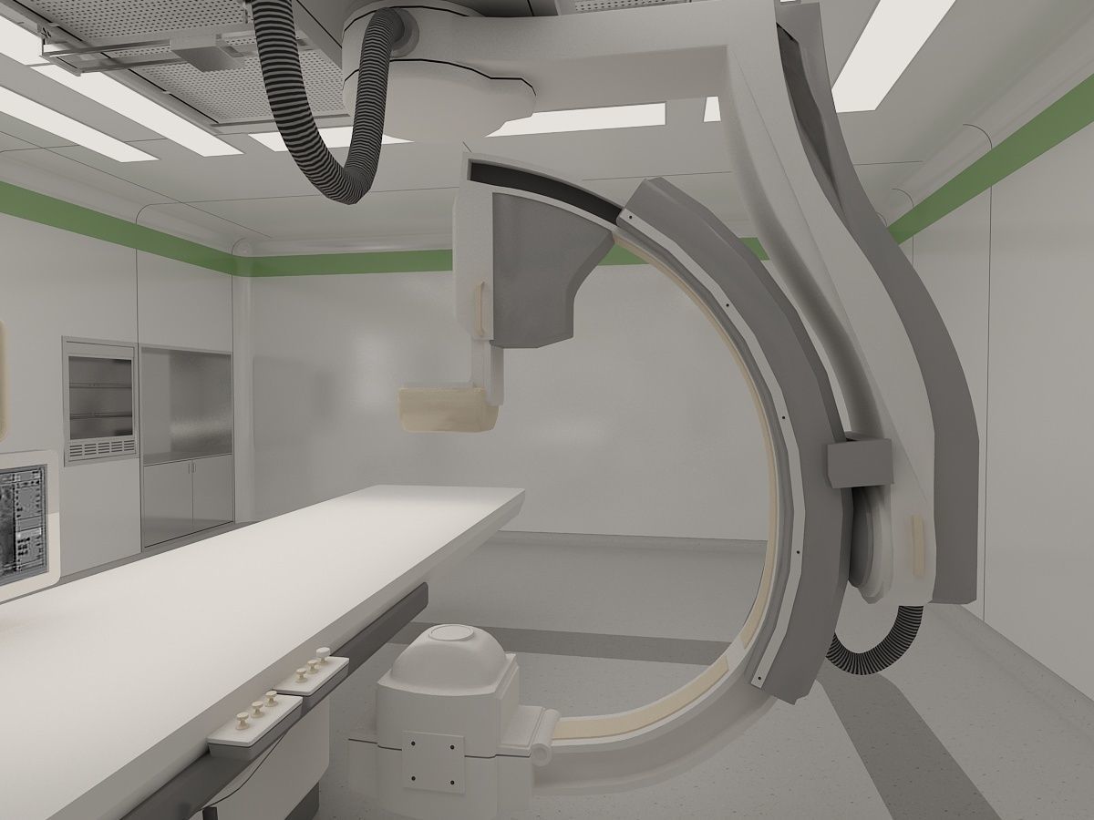 Hospital Operation Room 3D model_7
