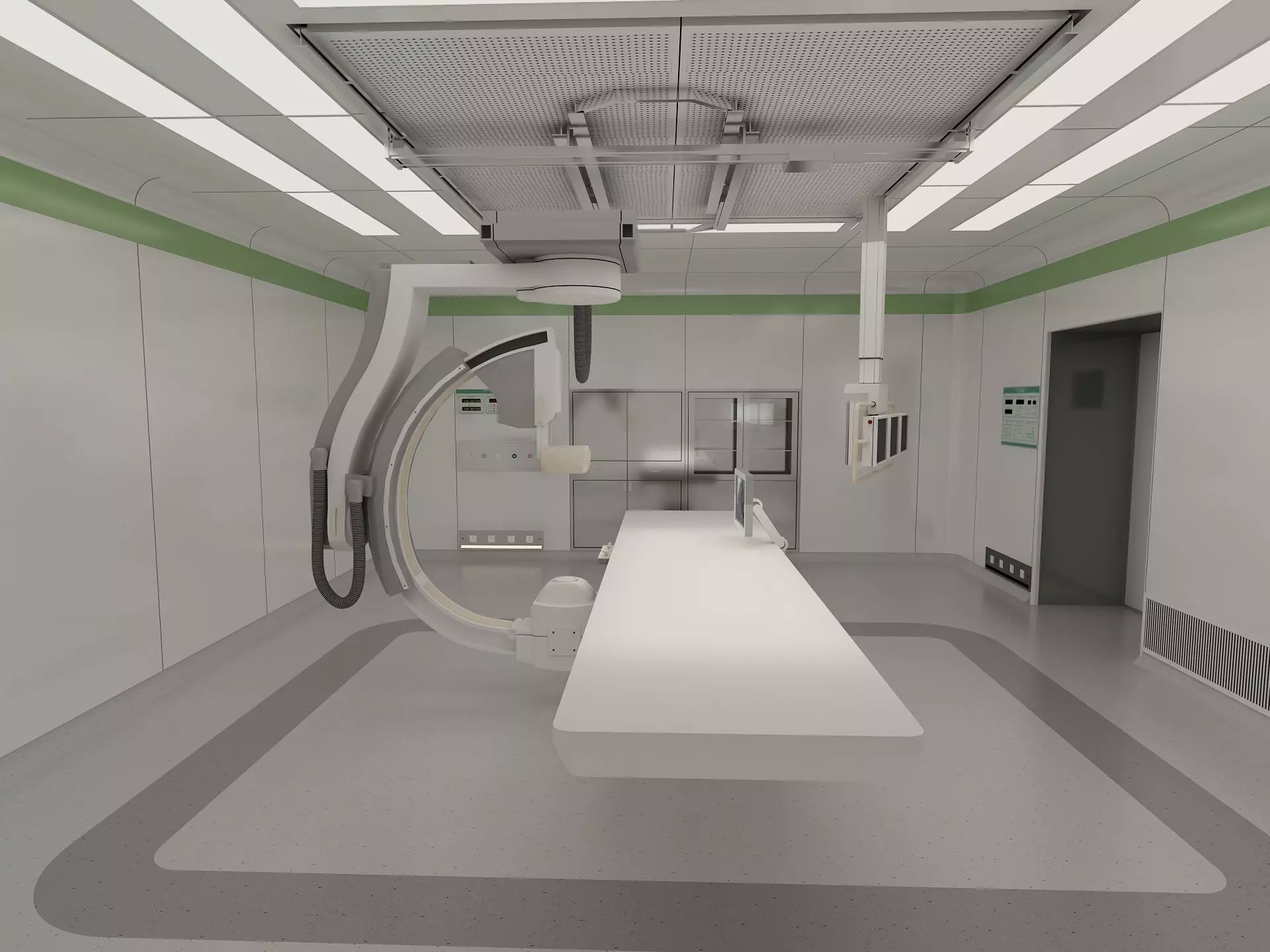 Hospital Operation Room 3D model_0