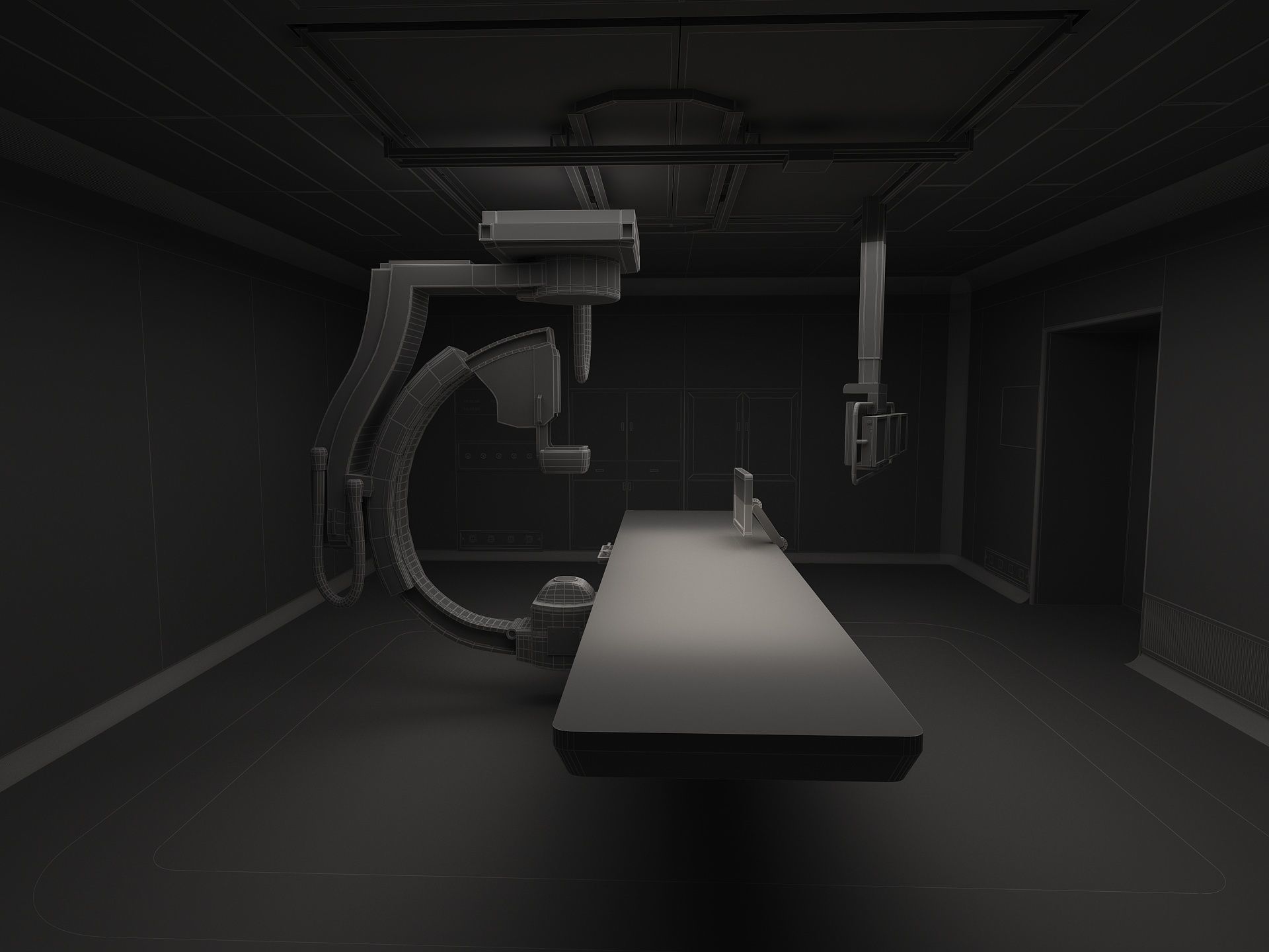Hospital Operation Room 3D model_15