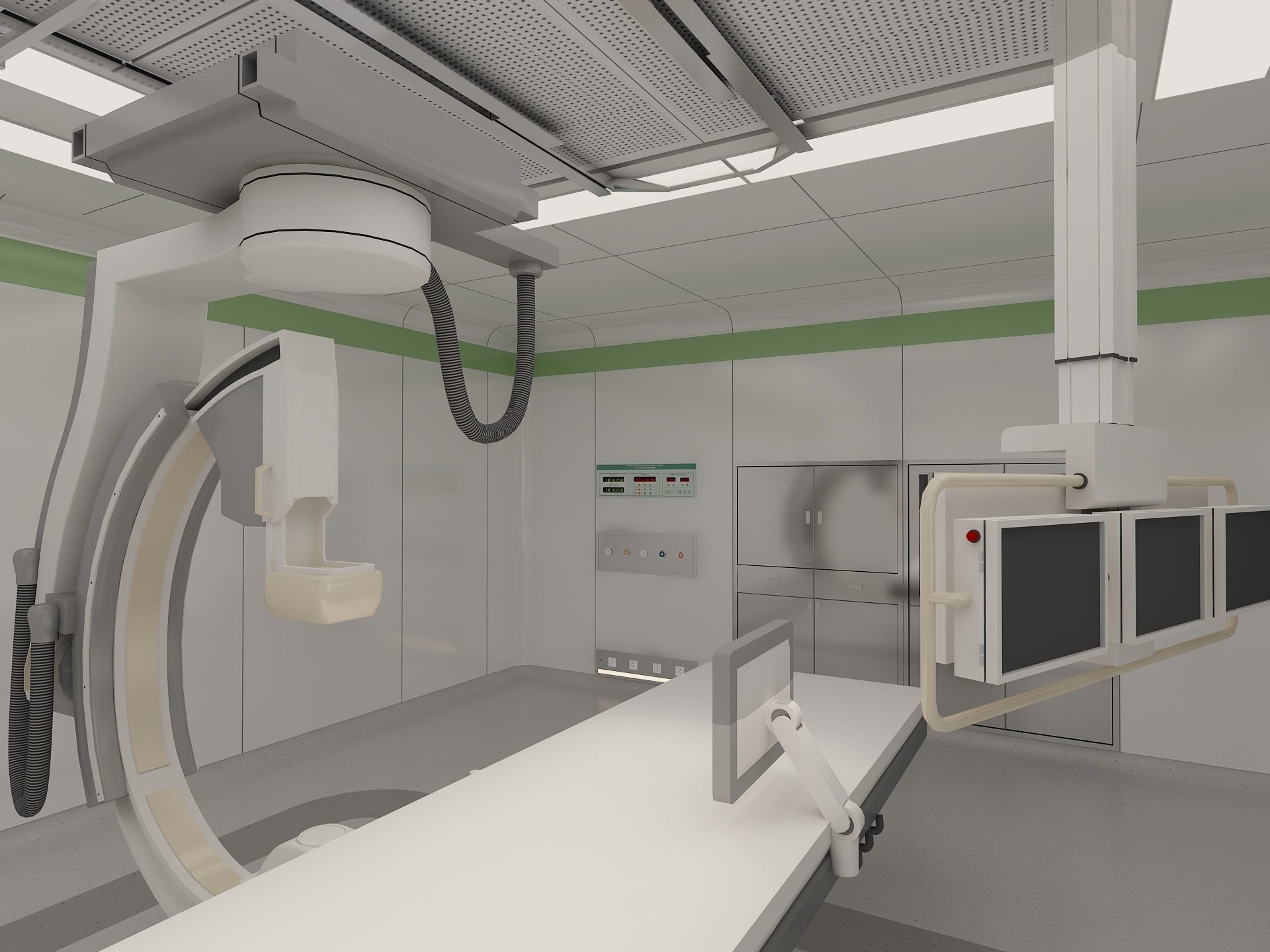 Hospital Operation Room 3D model_5