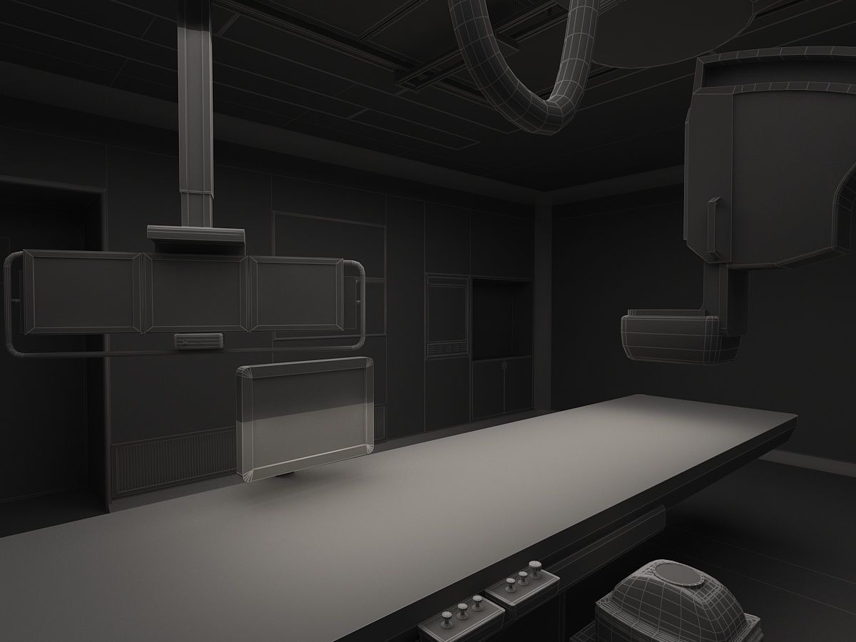 Hospital Operation Room 3D model_20