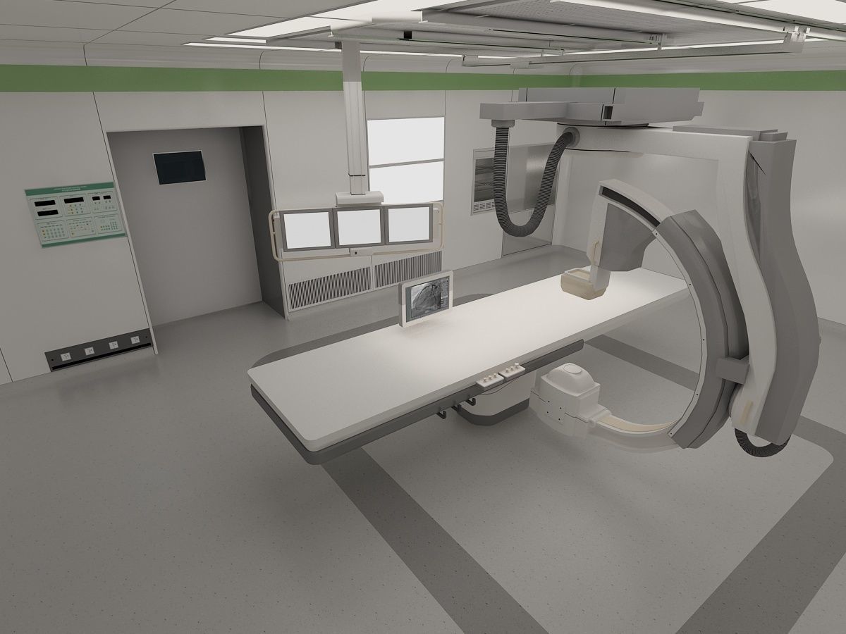 Hospital Operation Room 3D model_8