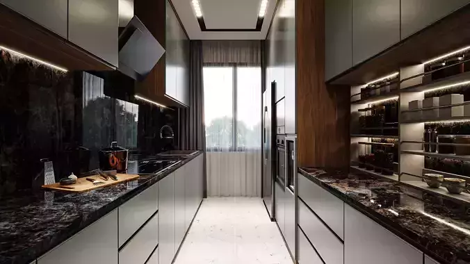 Kitchen Small Design Blender - Fbx  -Obj