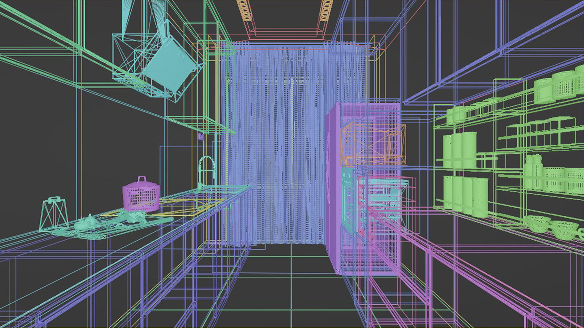 Kitchen Small Design Blender - Fbx -Obj 3D model_9