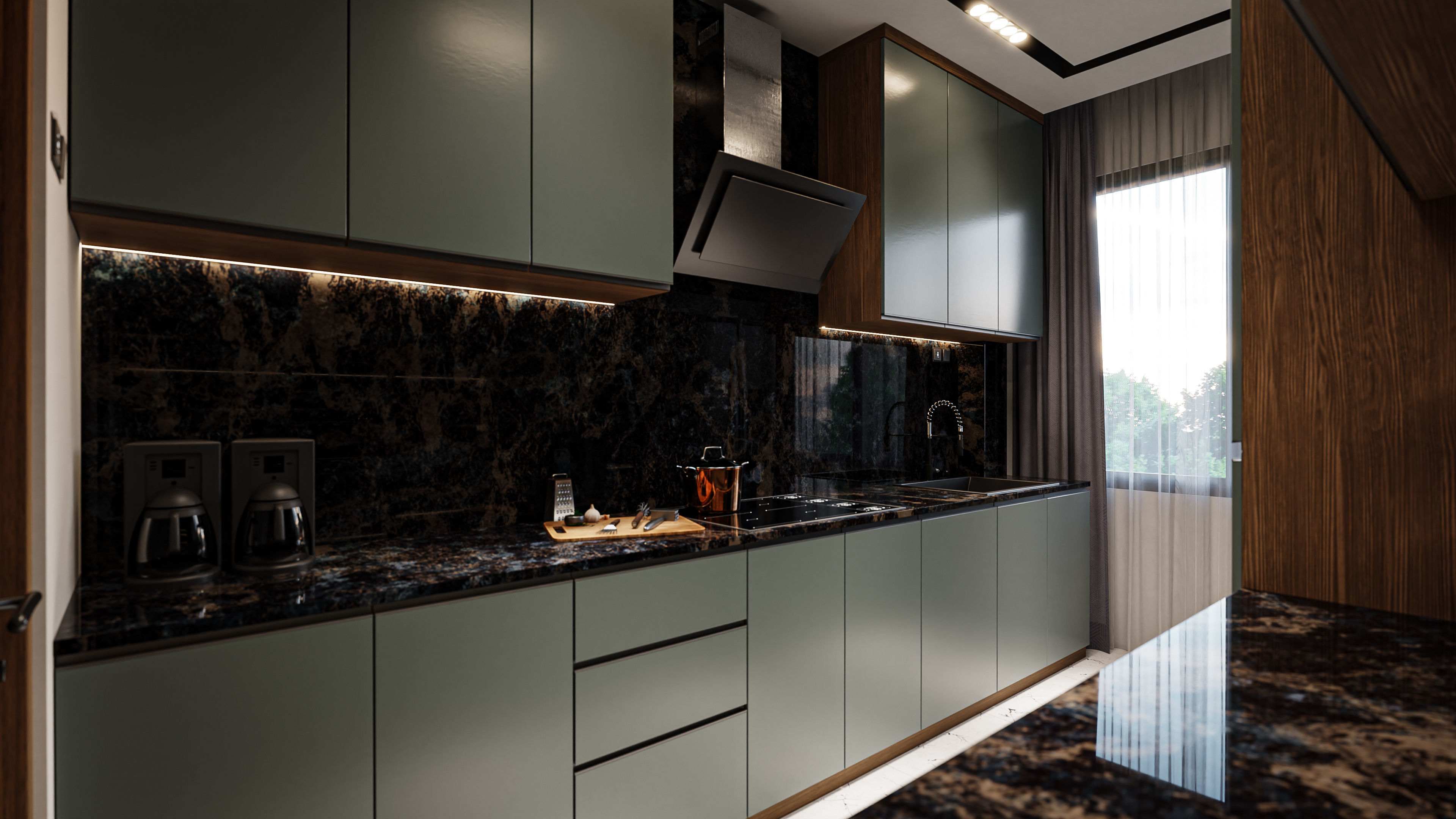 Kitchen Small Design Blender - Fbx -Obj 3D model_2