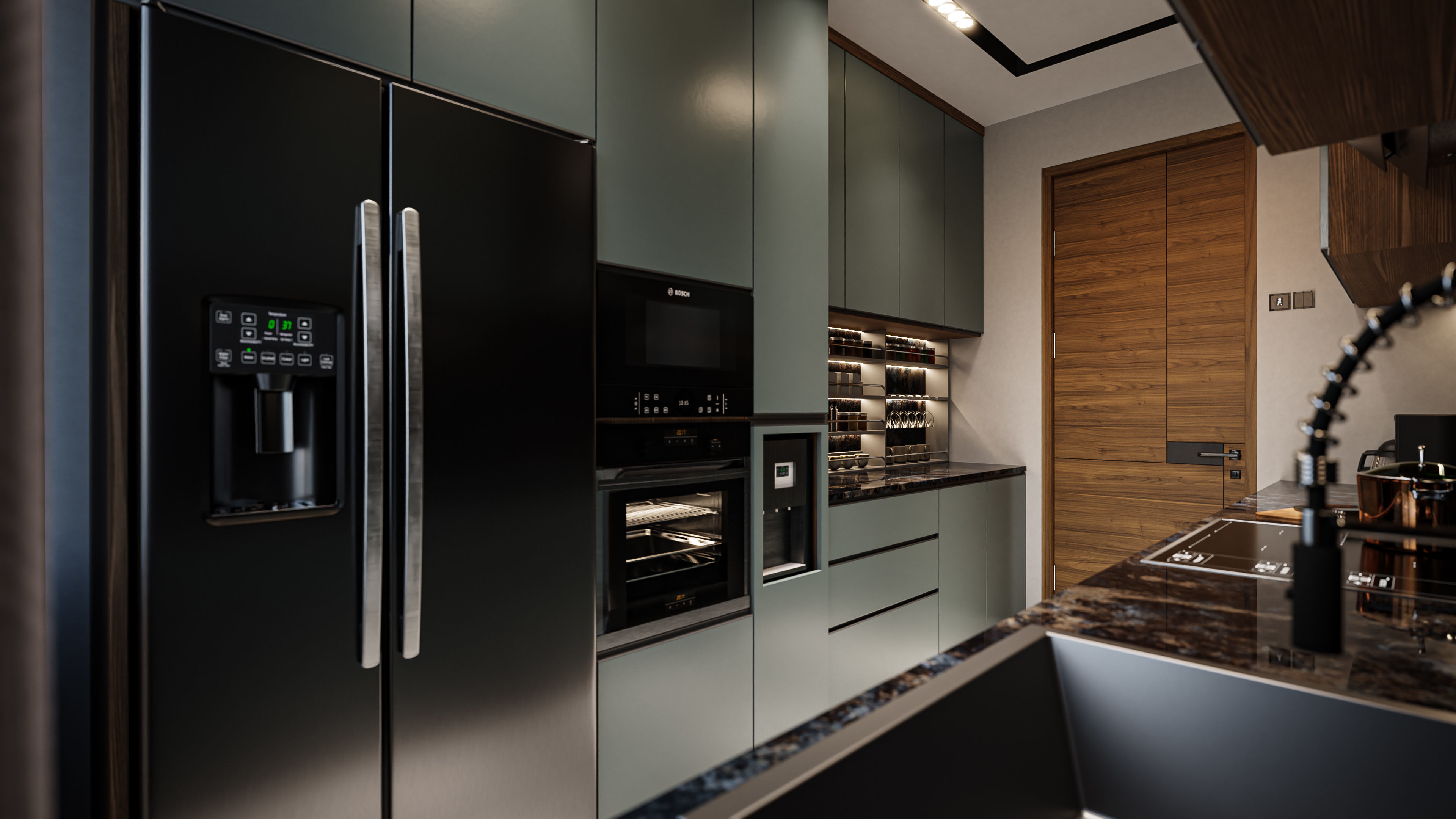 Kitchen Small Design Blender - Fbx -Obj 3D model_1