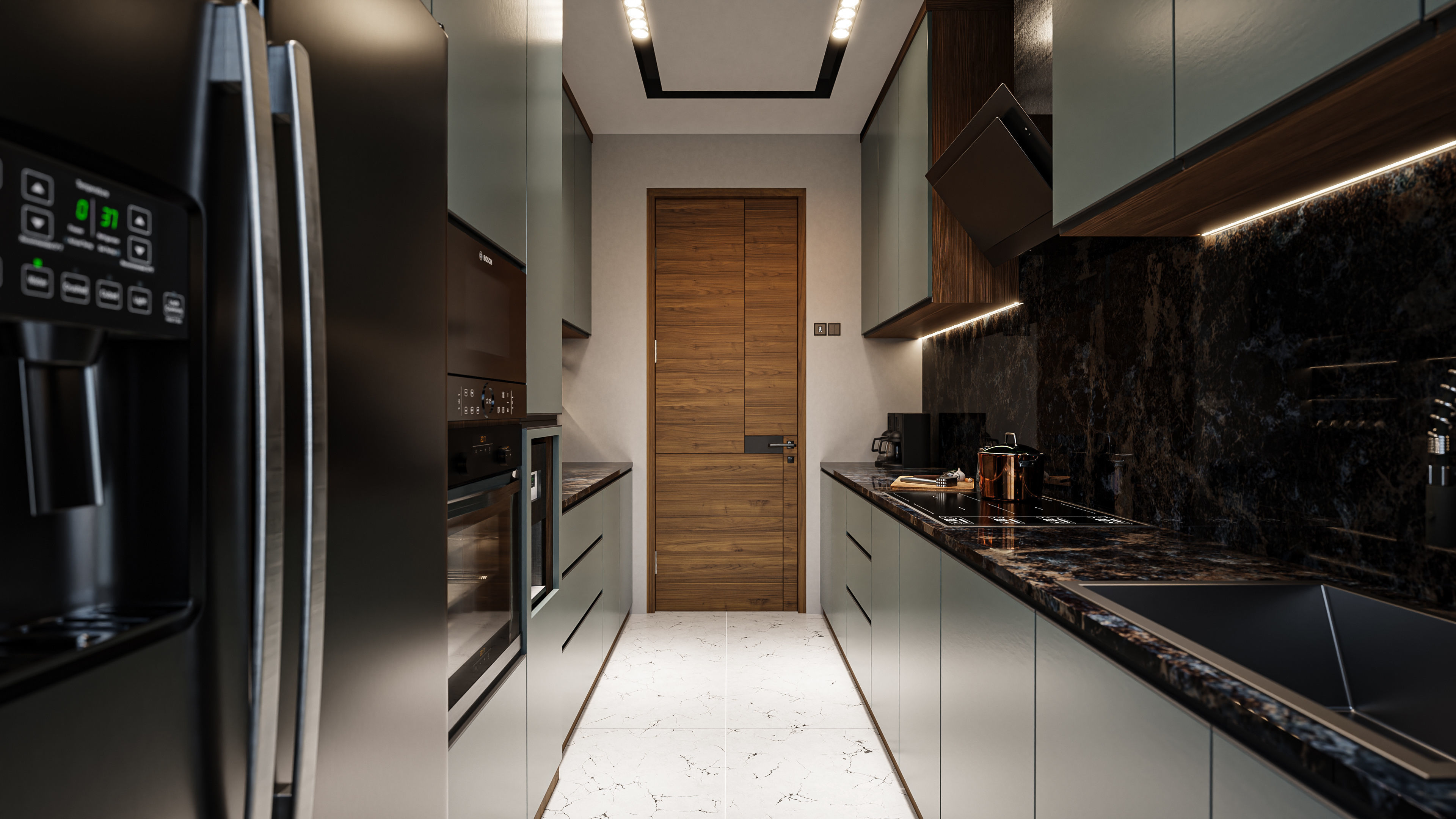 Kitchen Small Design Blender - Fbx -Obj 3D model_3