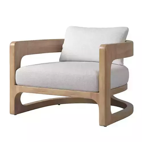 RH CASSALE LOUNGE CHAIR