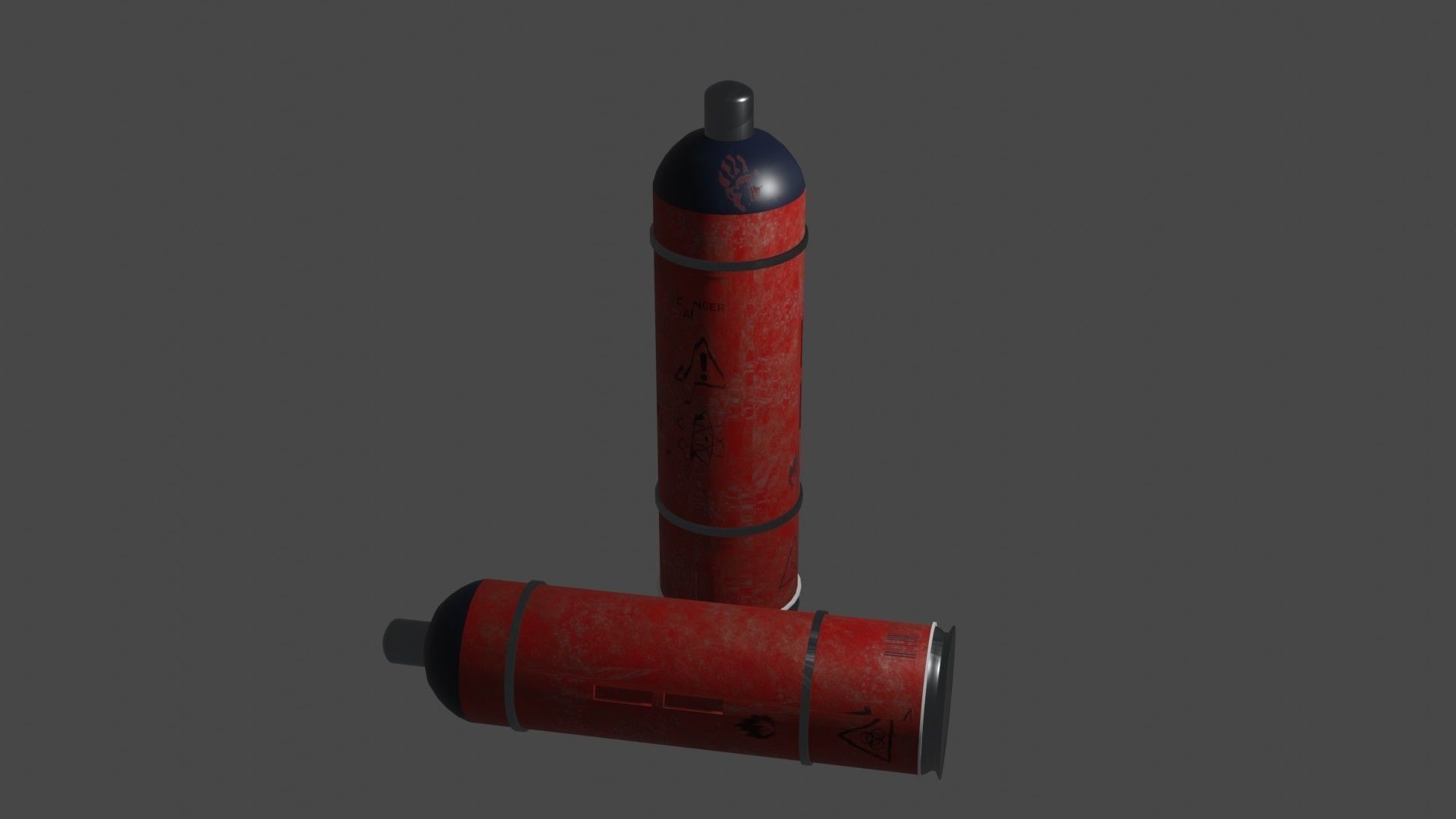 containers pack low poly scifi Low-poly 3D model_4