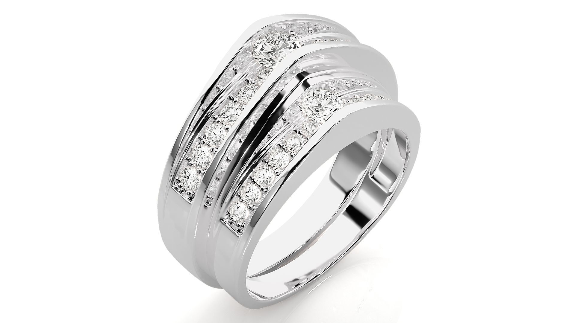 Wedding Band - 1028 3D print model_8