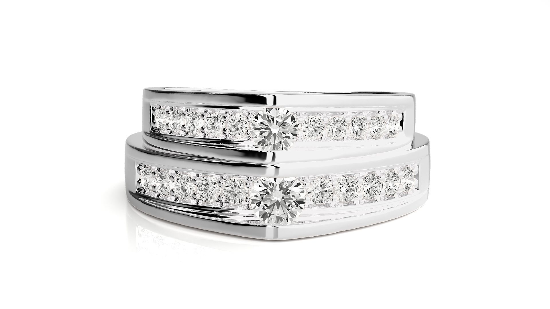 Wedding Band - 1028 3D print model_7