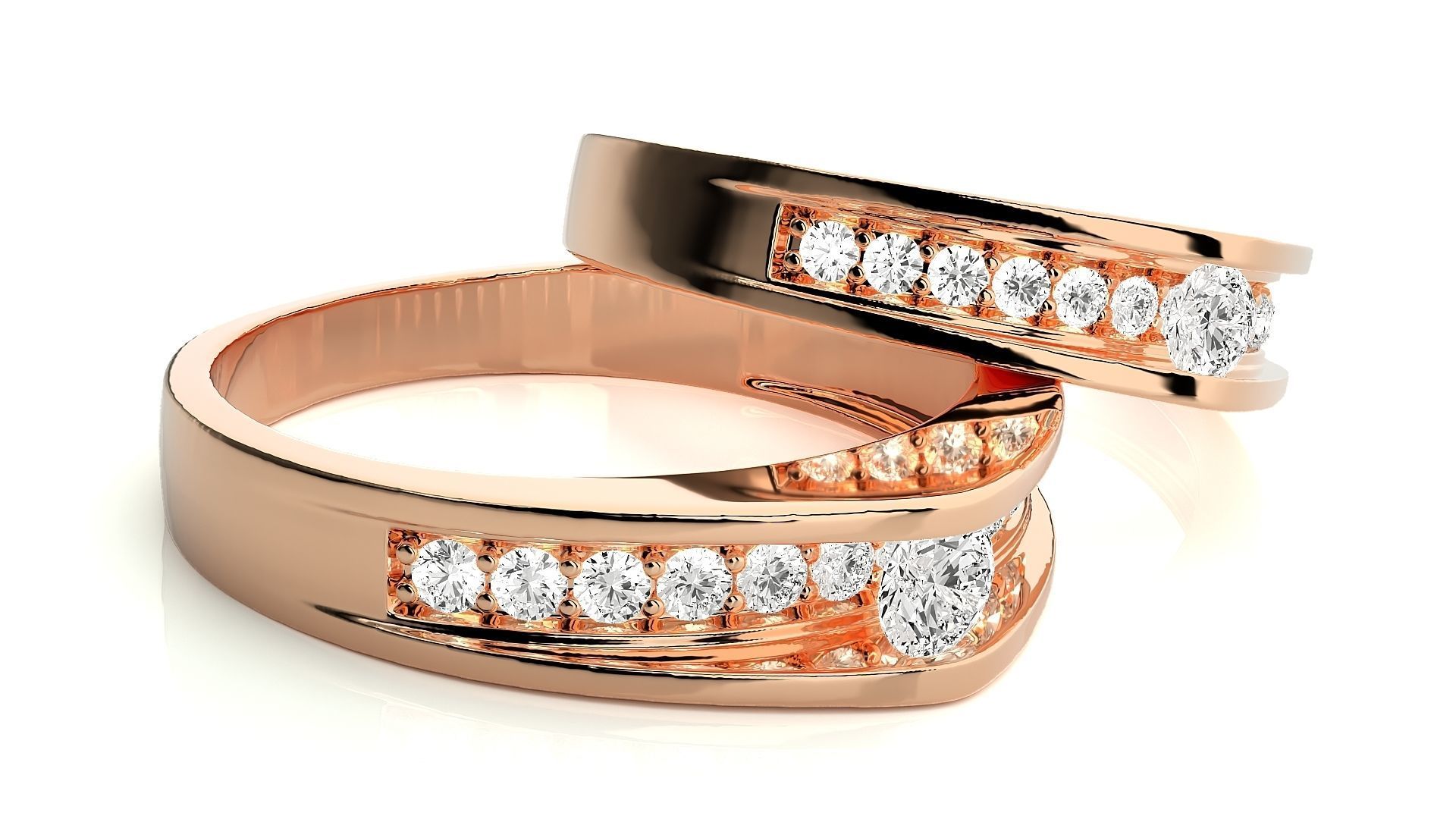 Wedding Band - 1028 3D print model_2