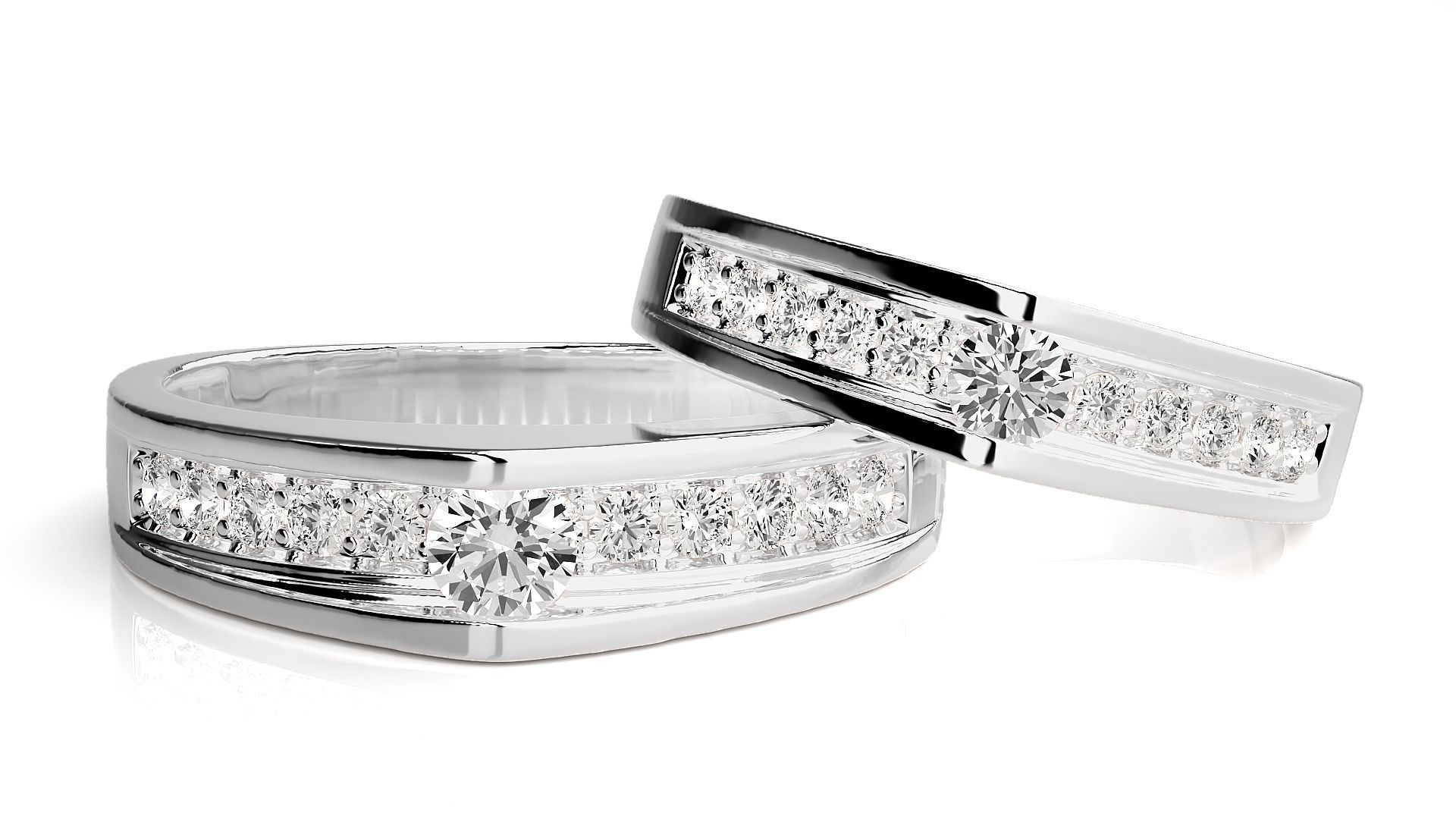 Wedding Band - 1028 3D print model_5